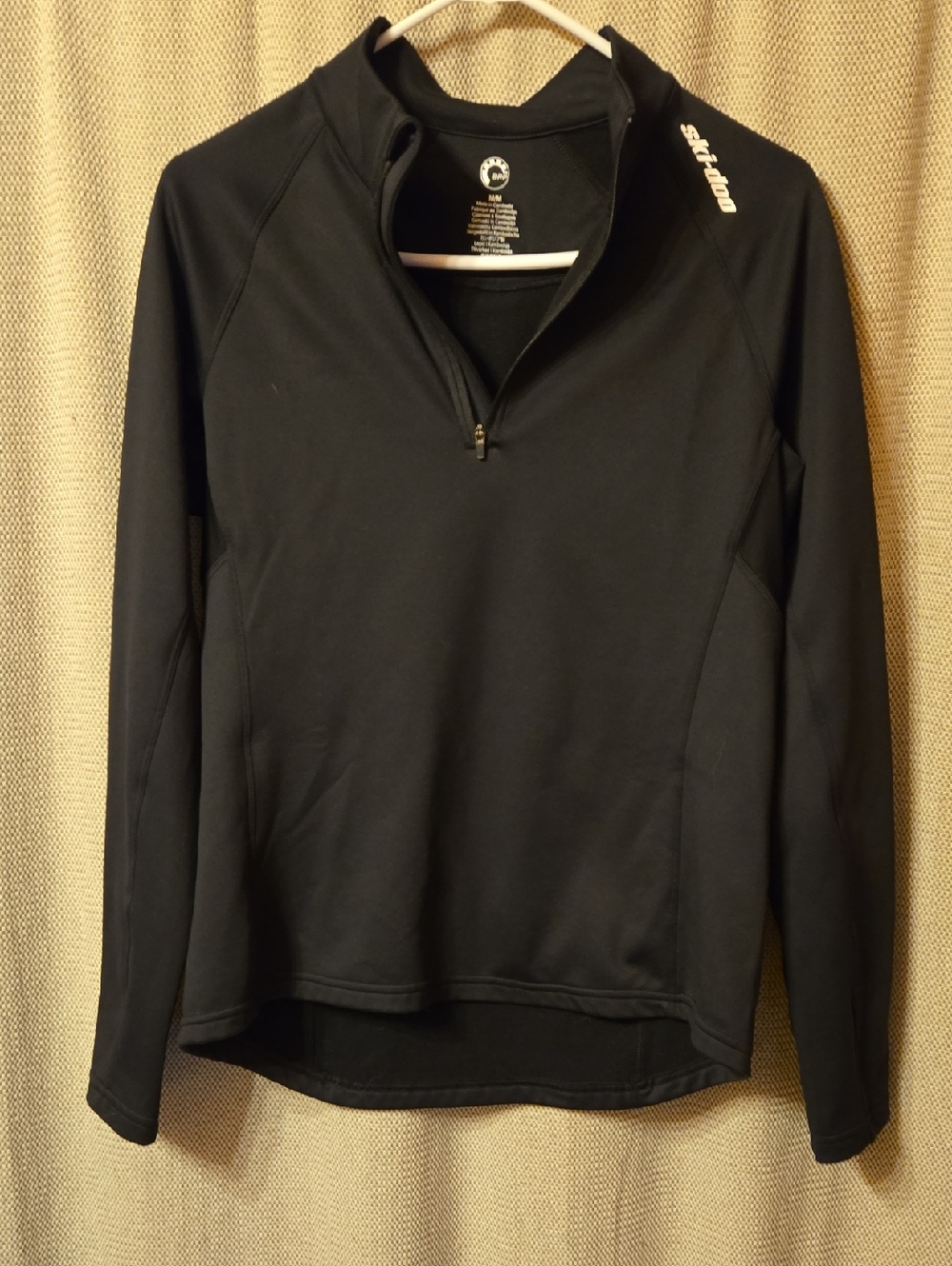 Ski Doo Women’s Black Quarter-Zip Performance Pullover